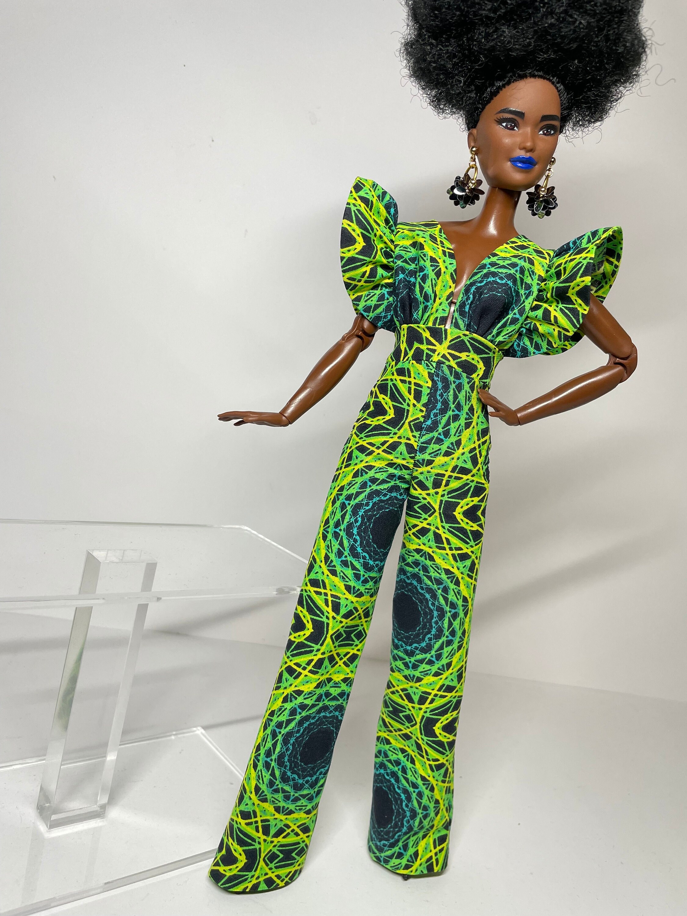 Black and neon jumpsuit deals