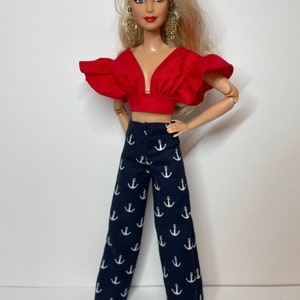 Complete outfit for 1:6 scale dolls