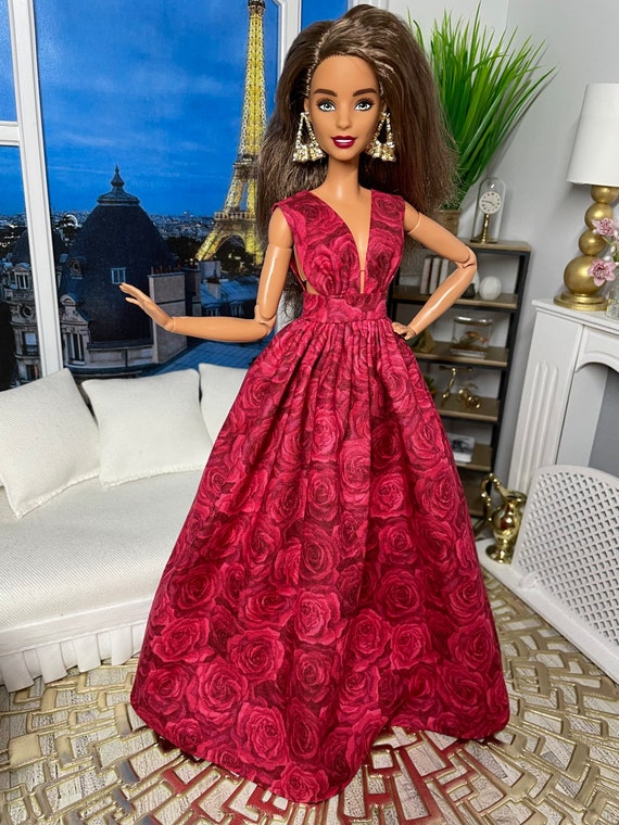 Robe classique pour Barbie Doll Vêtements Tenue Robe de fête pour 1/6 Poupée