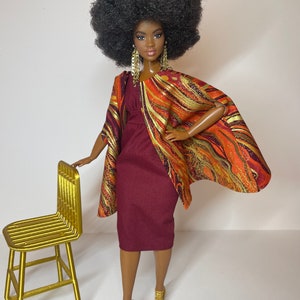Complete outfit for 1:6 scale dolls
