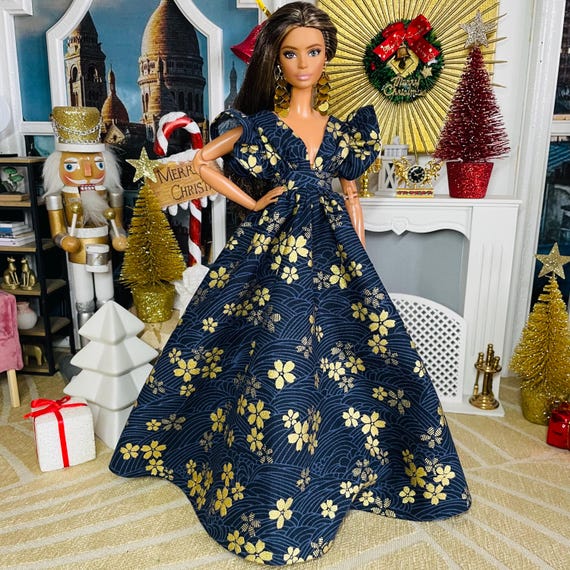 chinese dress ladies Colette CL12223 Prom Dress - Navy/Gold