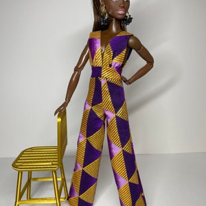 Wax jumpsuit, for 1:6 scale dolls