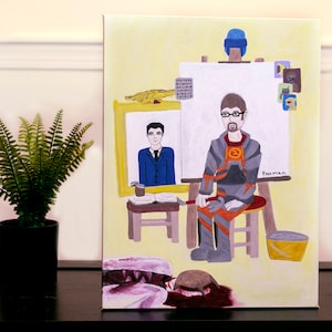 Half Life &quot;Self Portrait&quot; Painting