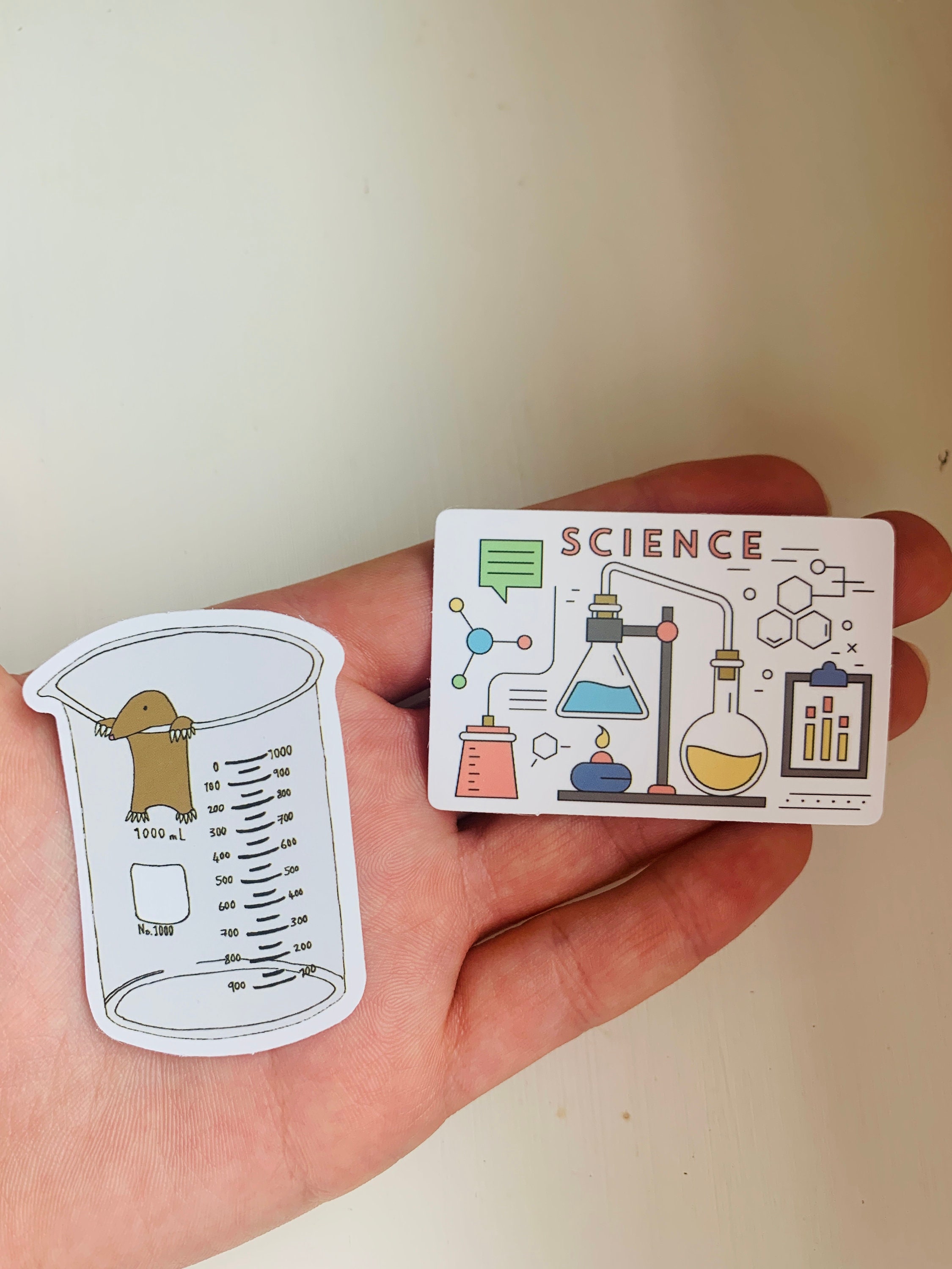 50 Pcs Lab Stickers Science Stickers Lab Tech Gift - Etsy