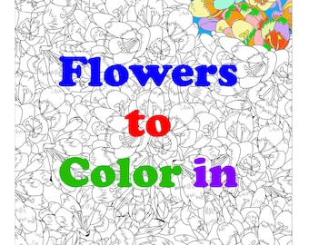 Coloriages de fleurs pour adultes | Des dessins pour vous détendre et vous divertir