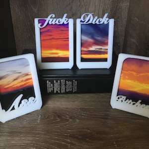Curse Word Picture Frames