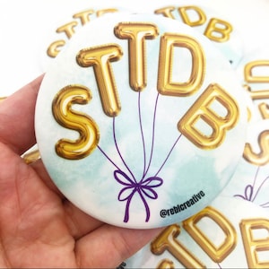 Game Day Button - STTDB Balloons