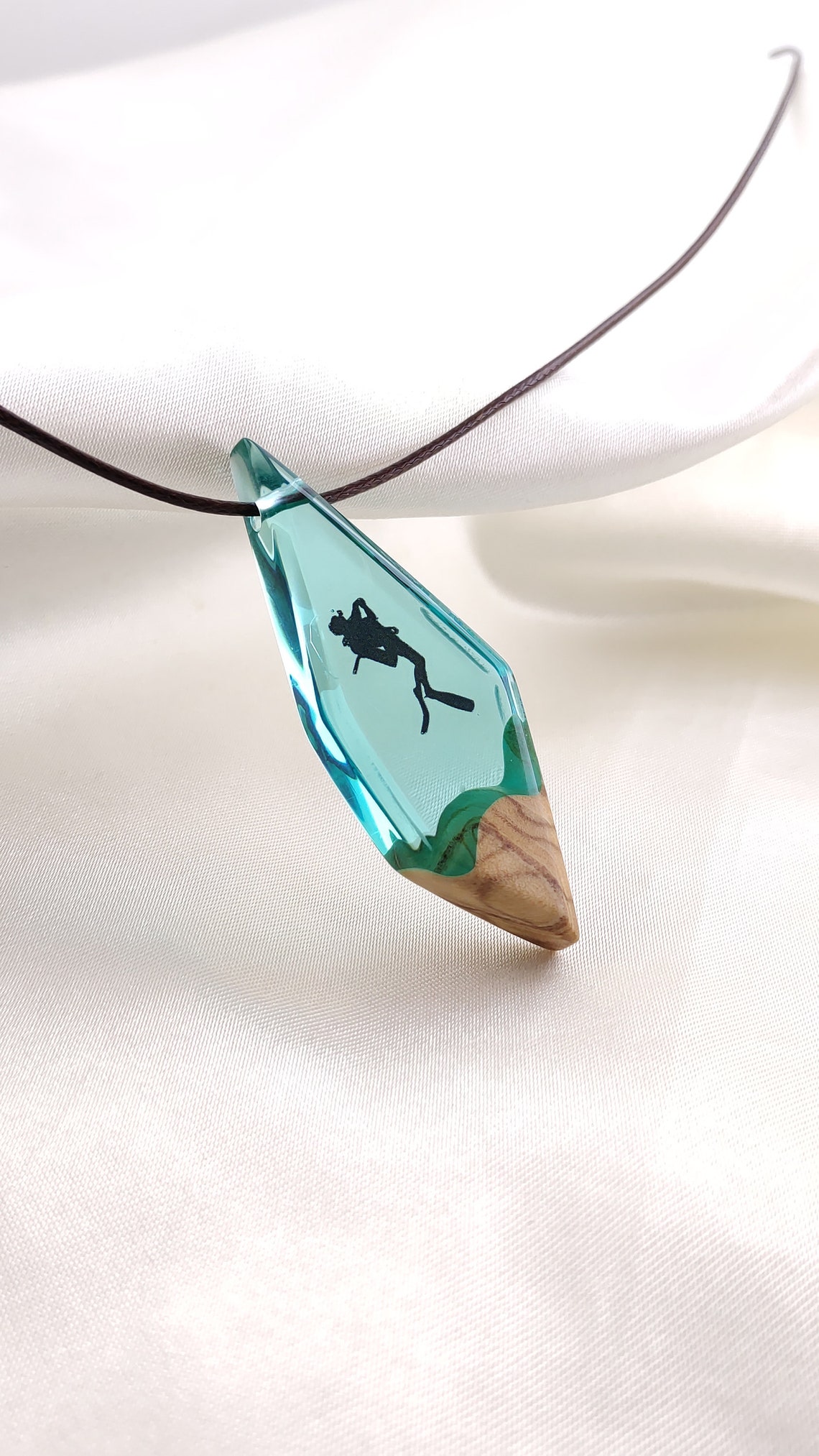 Scuba Diver Necklaces Diver Gift Diver Figurine Necklaces Etsy