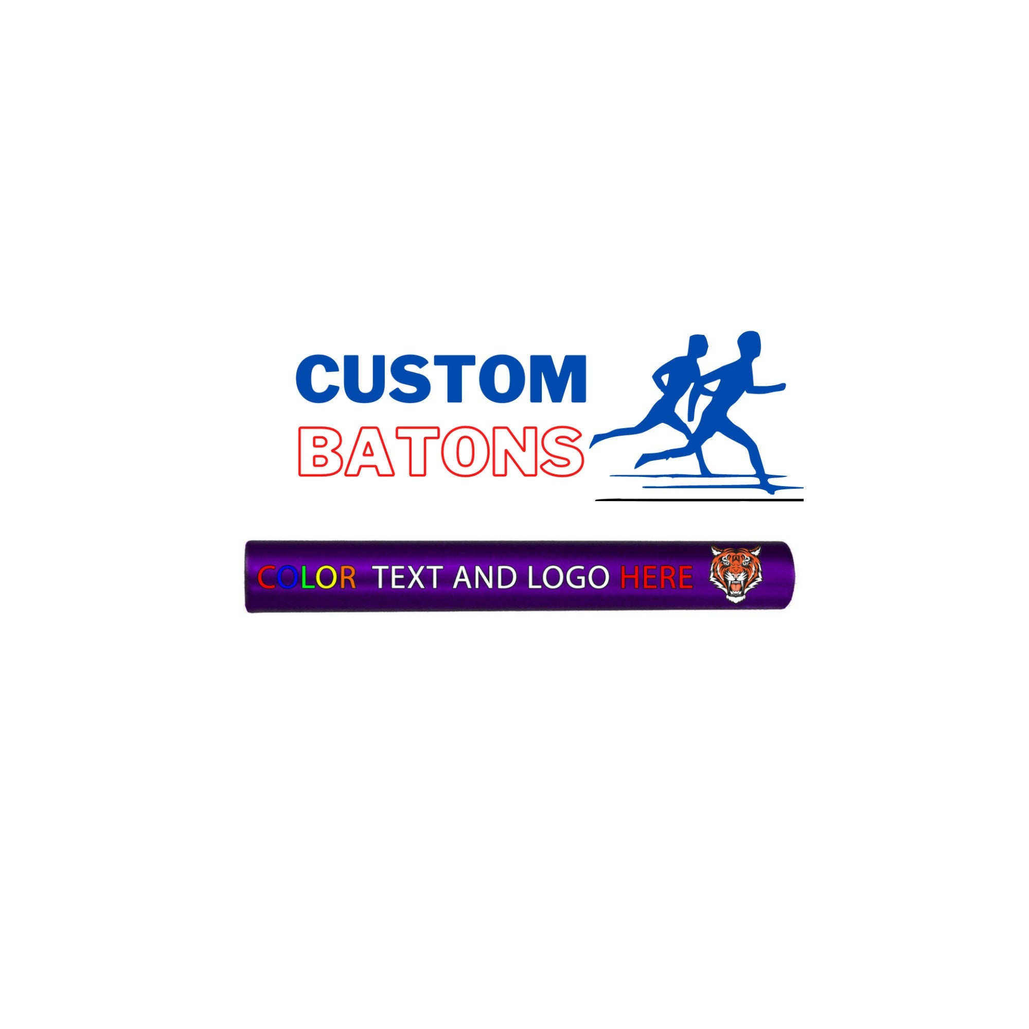 Track and Field Baton Custom Etsy