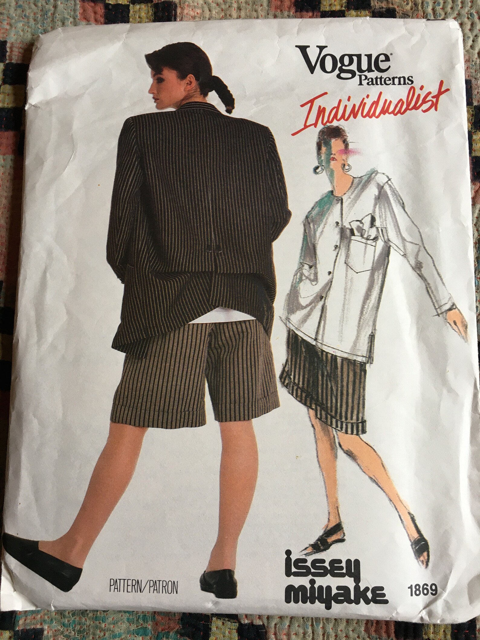 Issey Miyake 1869 Vogue Pattern Etsy