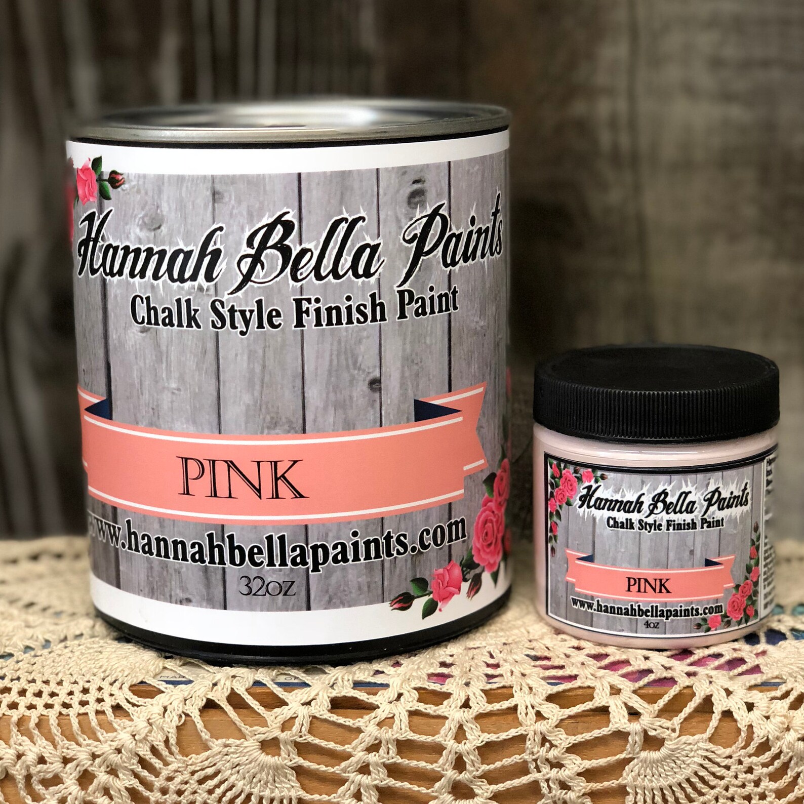32oz. pink Chalk Paint Can Non Toxic Low Odor No Etsy
