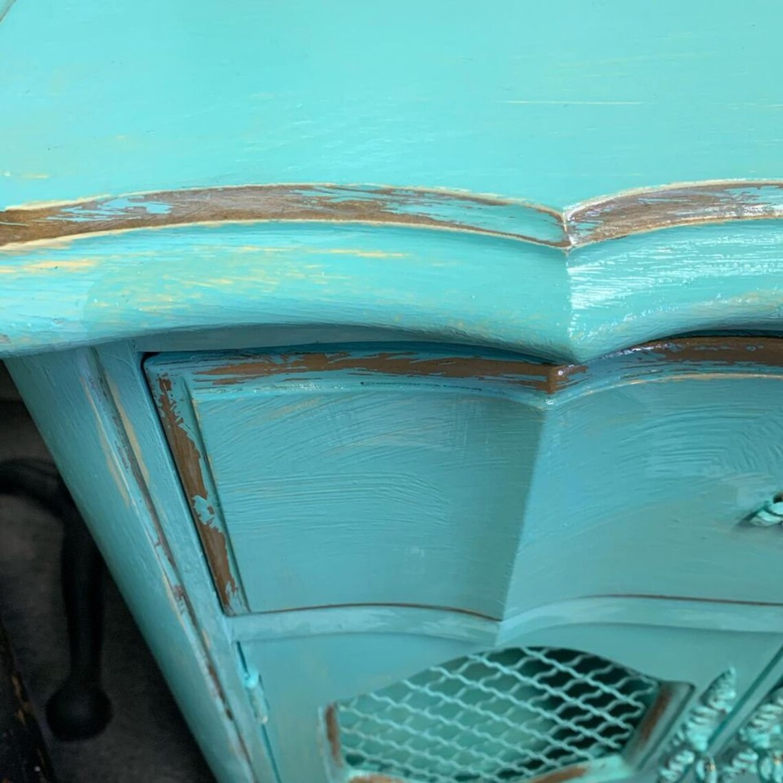 32oz. Aqua Chalk Paint Can Non Toxic Low Odor No Etsy