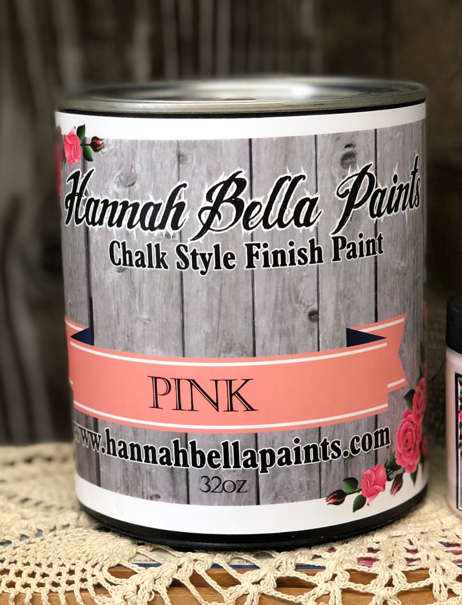 32oz. pink Chalk Paint Can Non Toxic Low Odor No Etsy