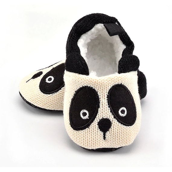 Adorable Infant Slippers Toddler Baby Boy Girl Knit Crib Shoes Etsy