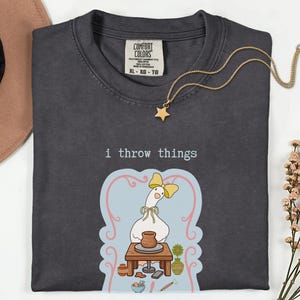 Pottery Shirt Cute Goose Ceramic Artist Gift for Potter Ceramic Maker Gift Clay Sculpting Shirt Comfort Colors Pottery Lover T-Shirt