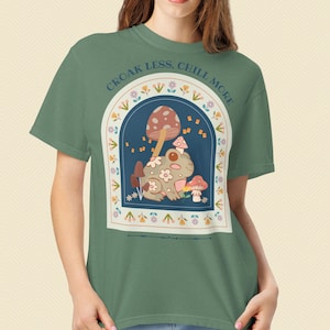 Frog and Mushroom Shirt, Frog Tshirt Funny Animal Shirt, Frog Shirt Funny Quote Shirt, Cottagecore shirt Frog Gifts Funny Gift For Sister