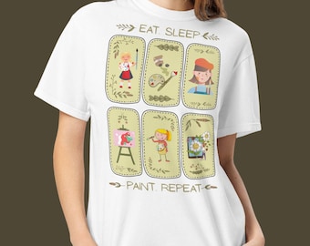 Art Shirt Gifts for Artists Art Teacher Shirt Creative Gift for Art Teacher Graphic Tees Artist Gifts Art T Shirt Gift for Painter
