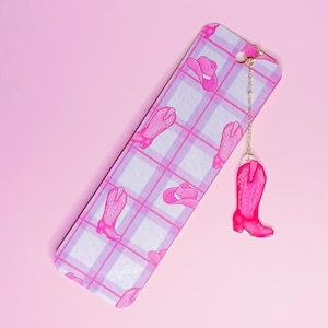 Pink Cowgirl Bookmark