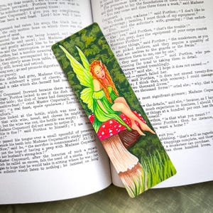 Mushroom Fairy Bookmark