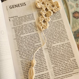 Crochet Cross Bookmark