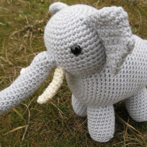 Elephant Amigurumi Crochet Pattern - Pattern Only