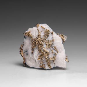 Native Silver on Calcite Crystal Cluster  Matrix From Bouismas Mine, Zagora, Morocco