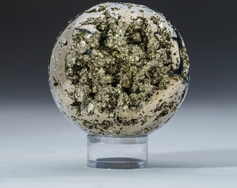 Polished Pyrite Sphere from Peru (Small)