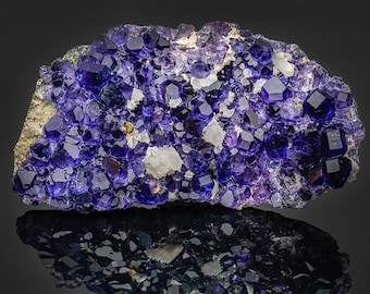 Fluorite with Calcite From Xiayang, Yongchun Co., Fujian, China - VM-49