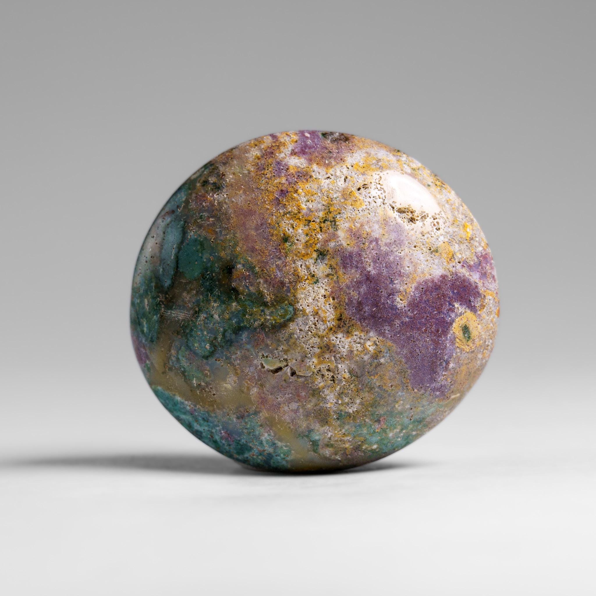 SALE オーシャンジャスパーピラミッド　497g Ocean Jasper Crystal Crystal Palm Stone - Etsy