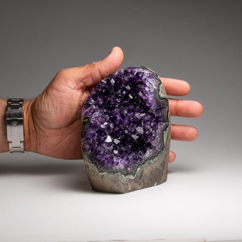 Genuine Amethyst Crystal Cluster from Brazil (3.1 lbs) image 3