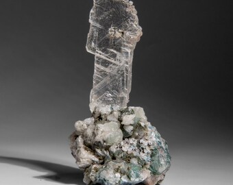 Gypsum Var. Selenite on Matrix from Rio Grande do Sul, Brazil (297 grams)