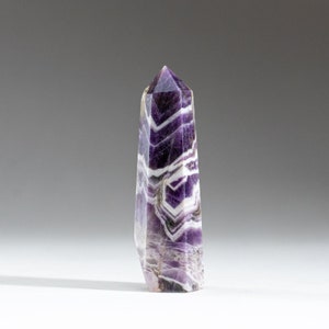 Polished Chevron Amethyst Point from Brazil (101 grams) CA-P21