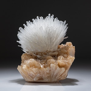 Scolecite on Stilbite From Nasik District, Maharashtra, India (2.20 lbs) M569