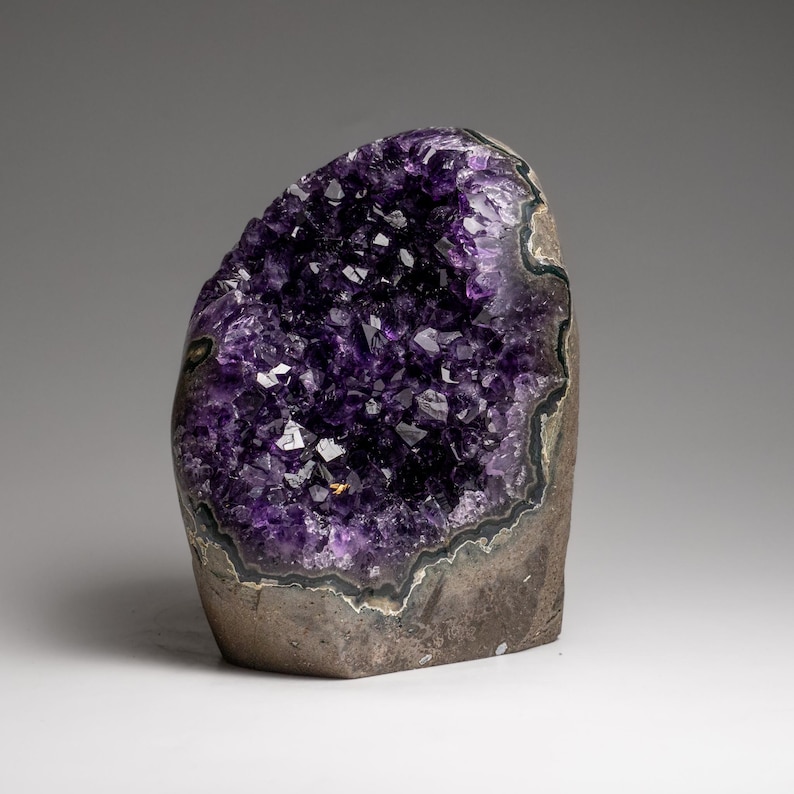 Genuine Amethyst Crystal Cluster from Brazil (3.1 lbs) image 1