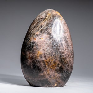 Genuine Polished Black Moonstone Freeform From Madagascar (2.8 lbs)