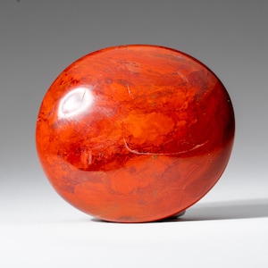 Genuine Polished Red Jasper (Medium) Palm Stone-