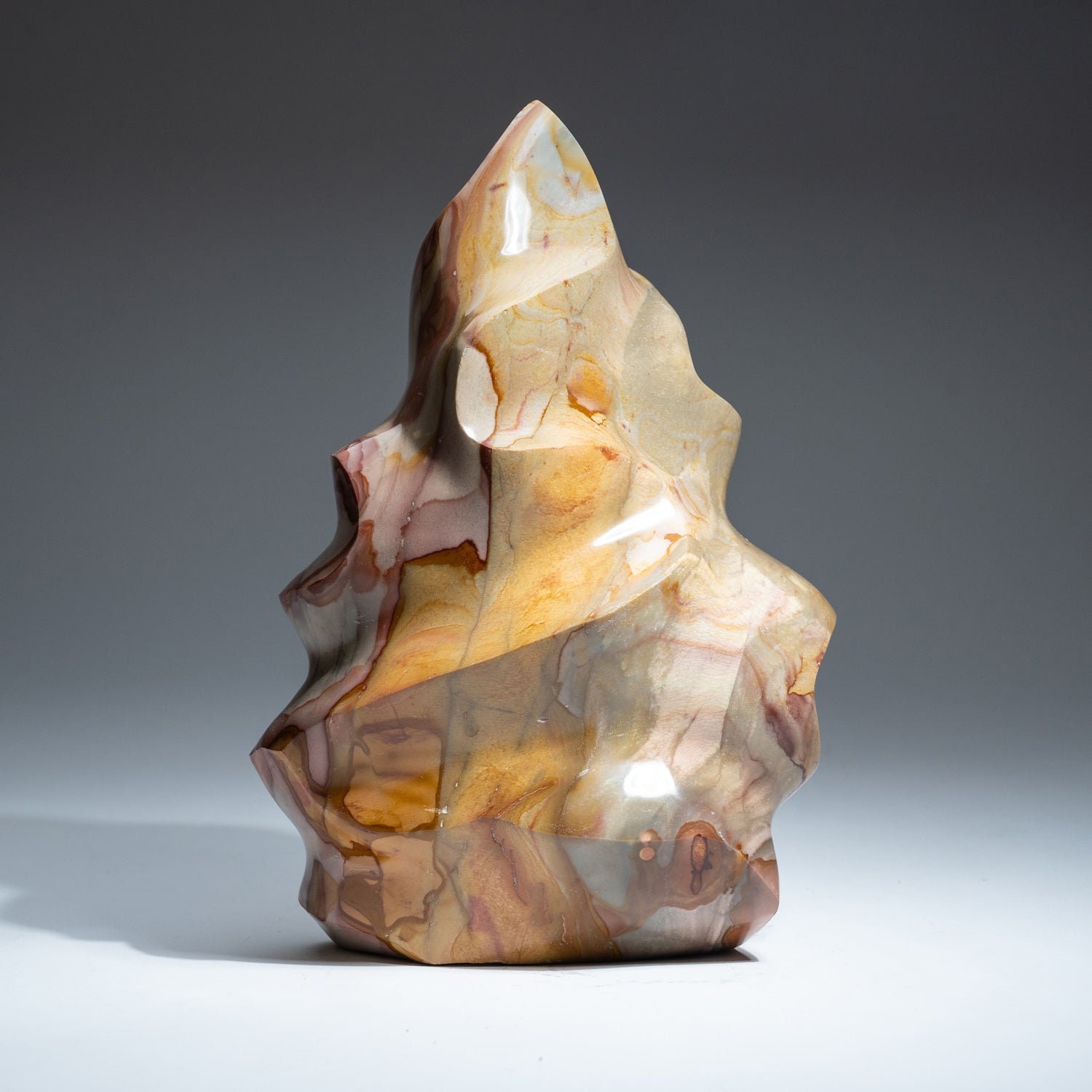 ポリッシュドポリクロームジャスパーフレイムフリーフォーム（11ポンド