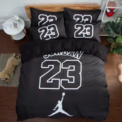 Michael Jordan Duvet Cover Jordan 23 Bed Sheets Chicago Etsy