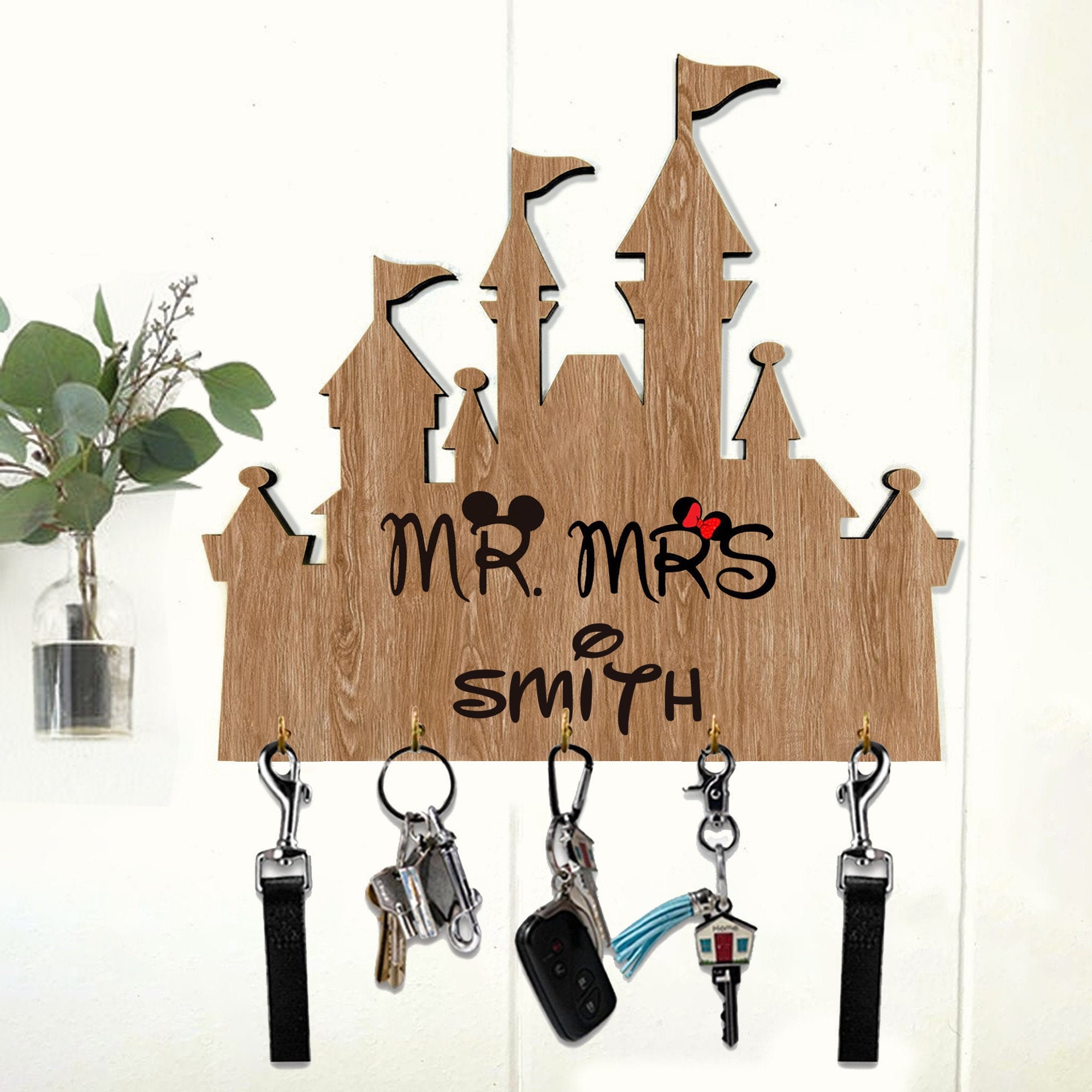 Disney Castle Based HolderDisney Key Holder For WallCustom Etsy
