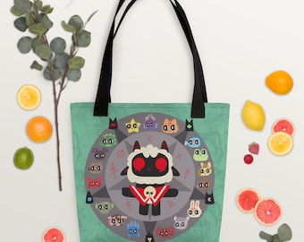 Cult of the Lamb Inspired Tote Bag