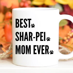 Shar Pei Mama Geburtstagsgeschenk, Pinsel Mantel Shar Pei Mama Weihnachtsgeschenk, Shar-Pei Mama Valentin, China Shar Pei Mama Wertschätzung, Shar Pei Mama Becher
