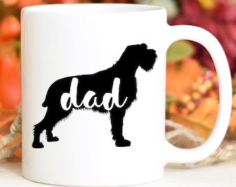 Wirehaired Pointing Griffon Dad Birthday gift, Korthals Dad Christmas gift, Korthals Dad Valentine's Day gift, Korthals Dad Appreciation