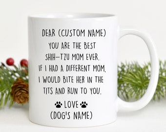 Shih Tzu Mom Birthday gift, Shih Tzu Mom Christmas gift, Shih Tzu Mom Appreciation, Shih Tzu Mom gift, Shih Mom mug, Shih Mom Valentine gift