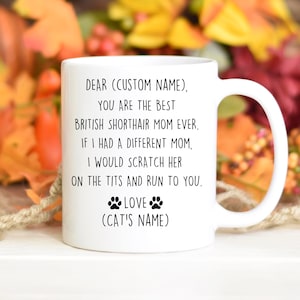 Britannica Mom christmas gift, Britannica Mom brithday gift, British Shorthair Mom gift, Britannica cat Mom gift, Britannica Mom mug