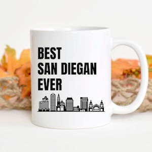 Verjaardagscadeau San Diegan, kerstcadeau San Diegan, beste San Diegan-mok, grappige San Diegan-appreciatie, unieke roadtrip vakantie San Diego