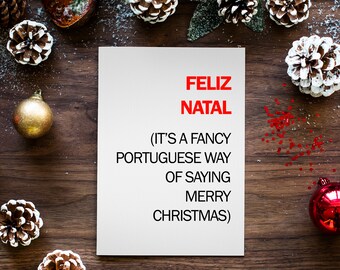 Funny Merry Christmas Card Funny Noel Card Feliz Natal Card - Etsy Funny Merry Christmas Card Funny Noel Card Feliz Natal Card - Etsy