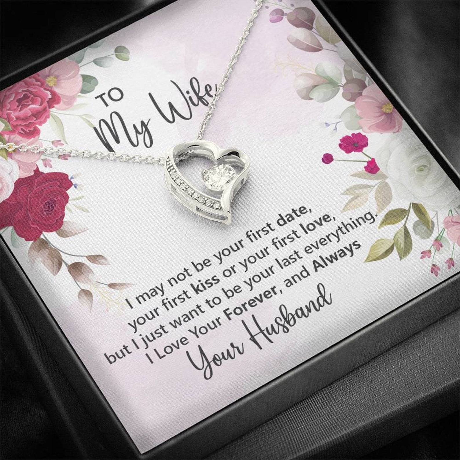 Necklace for wife wife gift gift for beautiful wife husband Etsy