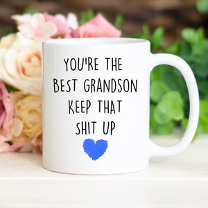 Grandson Birthday Gift, Grandson Christmas Gift, Best gift for Grandson, new Grandson Gift, funny Grandson mug, funny Grandson Appreciation