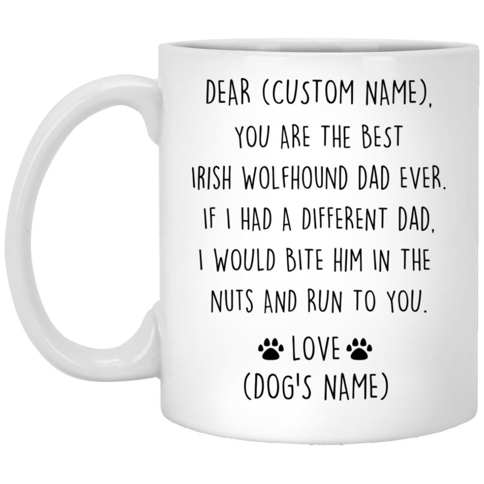 Irish Wolfhound Owner mug Cu Faoil lover gift best ...