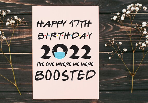 Lustige 17Jährige Happy Birthday Karte Happy Birthday Karte Etsy